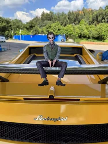 TESTTEE Joker Car Accessories, Funny Car Rear Hanging Accessories, Office Home Hanging Micro Landscape Decor, Birthday Romantic Gift (Style 2)