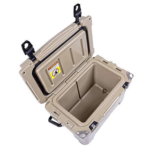 Amazoncommercial Roto Molded White Cooler, 20 Quart, Tan #TOP3
