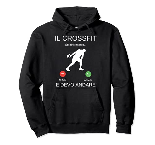 Phrase Funny Gift for Men Women Crossfit Is Calling Pullover Hoodie