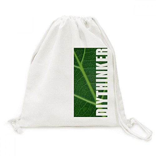 Sac de voyage en toile vert foncé motif plante pour vos sorties