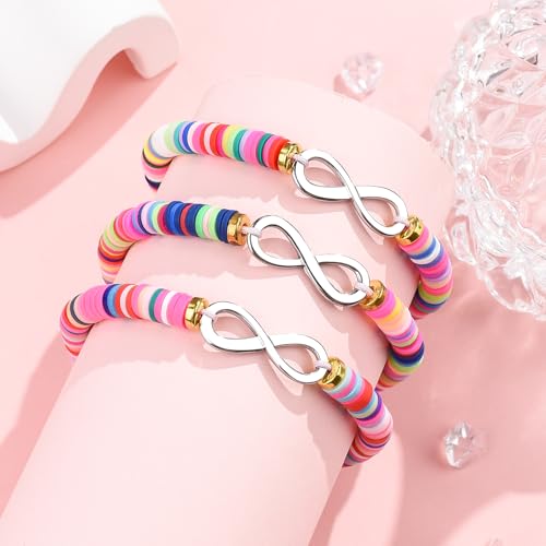 Image of 2 /3 /4 Pcs Best Friend Bracelet Heart /Butterfly /Infinity /Unicorn Matching Handmade Friendship Sister BFF Best Friends Bracelet Birthday Gifts for Her