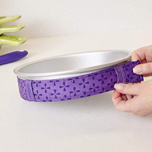 Wilton Bake-Even Cake Strips For Evenly Baked Cakes, 2-Piece Set, Purple, Fabric #TOP5
