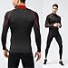 Men's Athletic Compression Shirts Long Sleeve Running Tops Football Turtle Neck Shirts Sport Baselayer Undershirt