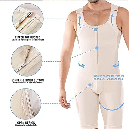 S-6XL Mens Full Body Shaper Fajas Colombianas Reductoras Y Moldeadoras Weight Loss Tummy Control Shapewear Corset4