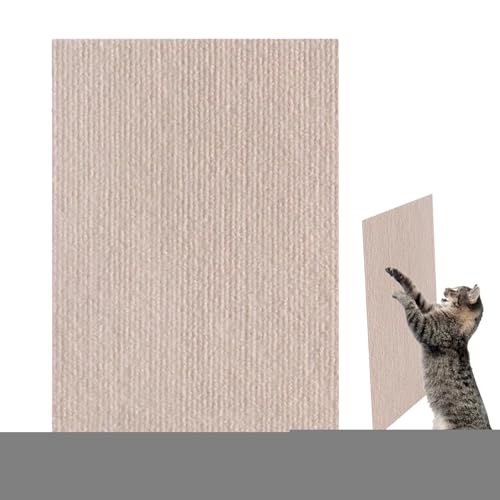 猫のスクラッチマット、猫のスクラッチラグ - 猫のスクラッチマットトリミング可能な猫用ソファプロテクター | 猫の爪とぎパッドの交換用、ポスト、家具、猫の木の棚用のフラット爪とぎカーペット