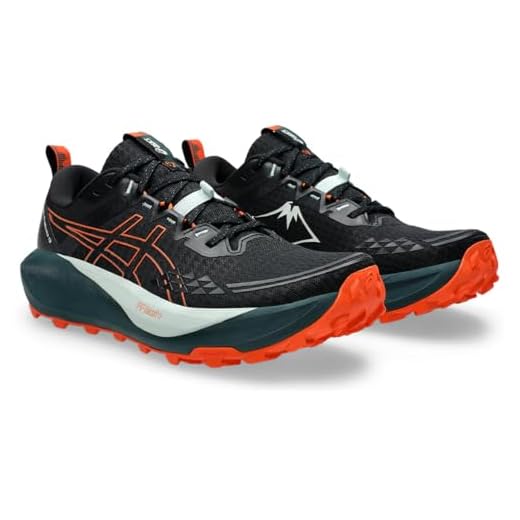 ASICS GEL-Trabuco 13 Homme Noir Bleu ASICS Homme Gel-Trabuco 13 Sneaker, Multicolore, 39.5 EU