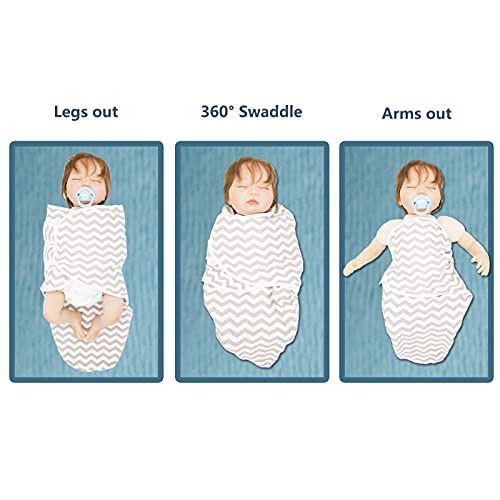 3pcs Baby Swaddling Blankets GLS-SB (Pink)