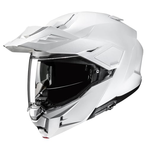 HJC, Casco Moto Modulare i80 UNI Pearl White, L