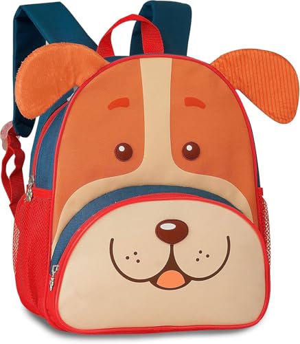Mochila Infantil com Alças Cachorro Caramelo para Escola, Passeio e Creche