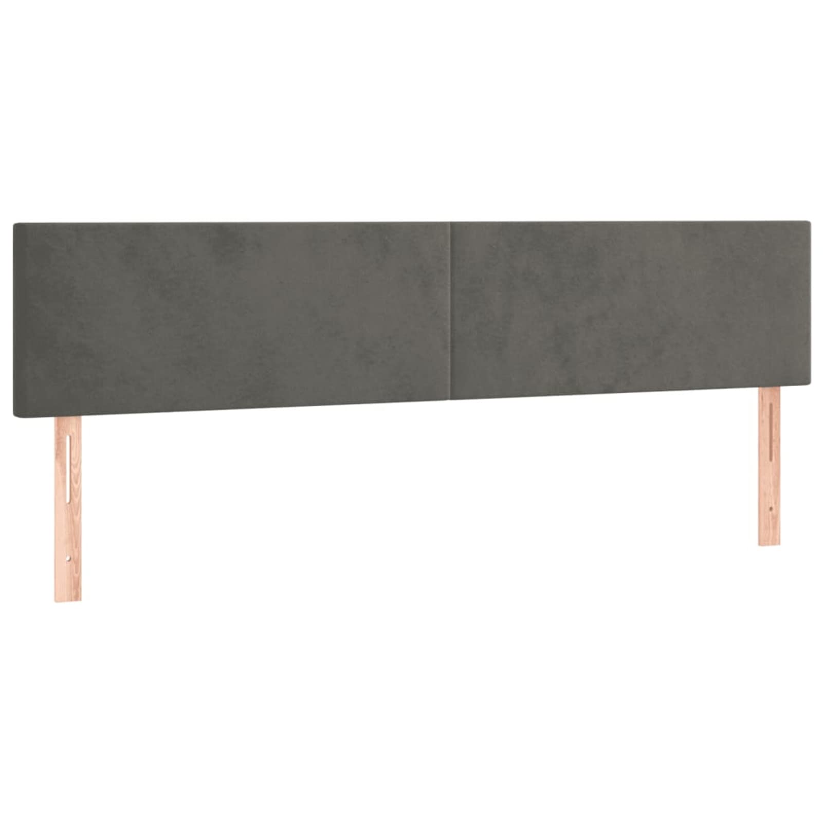 Gecheer Letto Matrimoniale,a Molle,con Materasso,Design Semplice,in Velluto,Grigio Scuro,con Testiera,200x200 cm,Letto con Materasso a Molle Matrimoniale,Letto in Velluto,Letto con Materasso