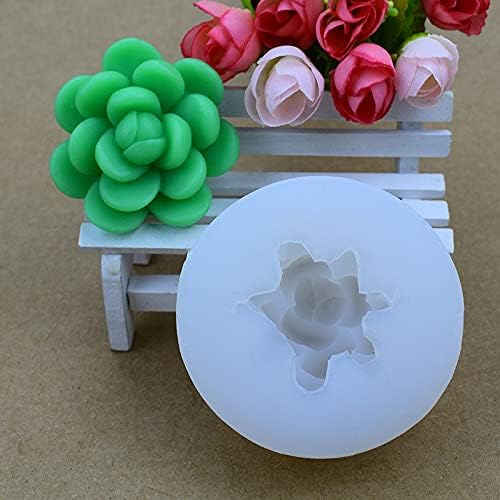 Miniatura 9 de Molde de silicona 3D para árbol de cactus 3D para gelatina, chocolate, hacer hielo, pastel, hornear, cera de yeso, molde de hormigón, herramientas