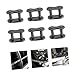 Luxshiny 10pcs Heavy Duty Chain Links Chain Joint Connectors for Motorcycles and Industrial Use