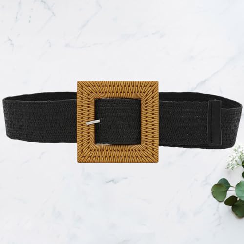 Vintage Wide Belt for Women No Hole Retro Waist Belt Fashion Accessory4