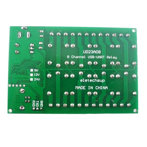 Module de commande relais USB RS232 8 canaux 12V haute stabilité