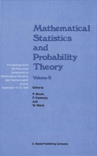 Mathematical Statistics and Probability Theory: Volume B Statistical Inference and Methods Proceedings of the 6th Pannonian Symposium on Mathematical Statistics, Bad Tatzmannsdorf, Austria, September 14–20, 1986 (Vol B)
