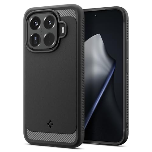 Spigen Cover Rugged Armor Compatibile con Xiaomi 15T Pro - Nero Opaco