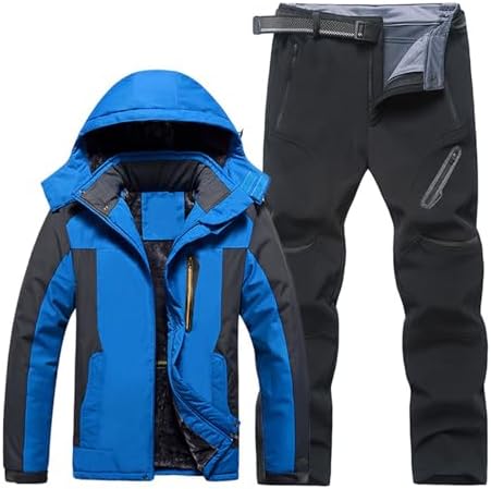 Tuta Sci Uomo Invernale Impermeabile | Giacca E Pantaloni Set, Antivento, Calda - Per Sci, Pesca, Moto, Lavoro Outdoor - Foto 5