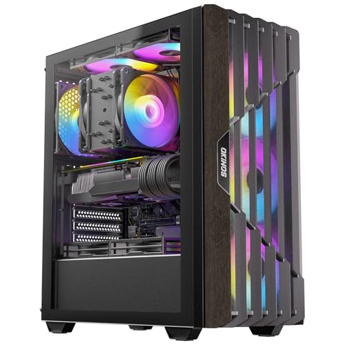 Okinos Cypress 5 ARGB ATX対応ミドルタワーPCケース ブラック