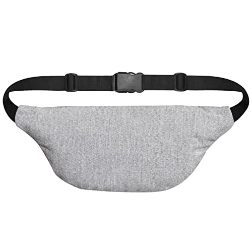 Image of Unisex Waist Pack Travel Handy Hiking Zip Pouch Elegant Style Document Money Phone Belt Sport Bag Bum Bag for Men and Women Nylon Adjustable Strap (Rhino Gray)