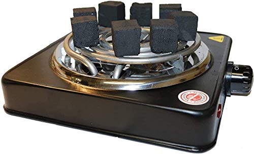 DIAMOND HOOKAH Shisha Kohleanzünder elektrisch für Shisha Kohle + 4KG Kohle - 5 Stufen Hitze, Kohlen Ofen… – Bild 4