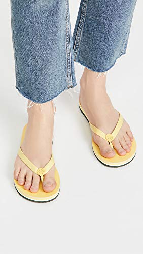 Tory Burch Women's Mini Minnie Flip Flops, Firefly, Yellow, 7 Medium Us #TOP2