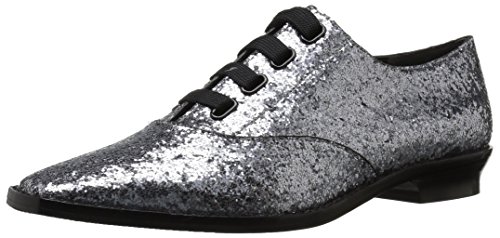 Marc Jacobs Women's Brittany Lace Up Oxford, Antique Silver, 38.5 M Eu (8.5 Us) #TOP26
