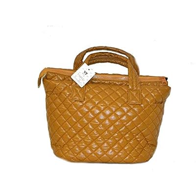 Y Not Borsa Handy Shopping trapuntato yellow