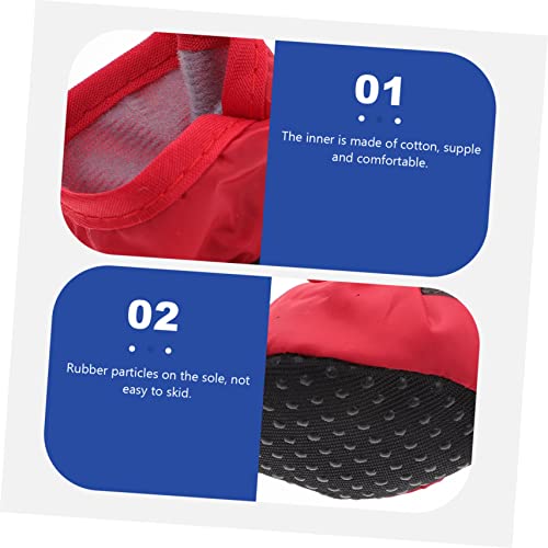 Toddmomy 3 Sets Waterproof Dog Boots Non-Slip Rain Shoes Thickened Pet Footwear for Small Dogs Outdoor Protection in Rainy Weather by Toddmomy - Image 9