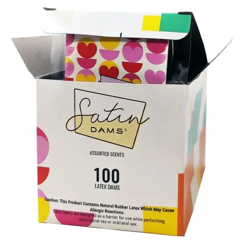 Satin Dams Assorted Scented Latex Oral Dams Cover