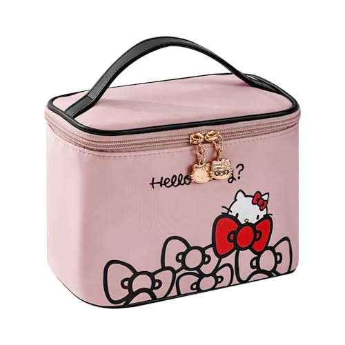 Vimanllie Travel Makeup Bag Large Cosmetic Bags with Brush Holder,Black Waterproof 3PCS Portable Cosmetic Case for Women,Toiletry Bag for Skincare&Beauty Tools for Her