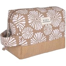 Roxy Womens Small Storage Case | Organizer | Travel | Makeup Bag | Accessories, Misty Jetties - Portabella Tropical Tile
