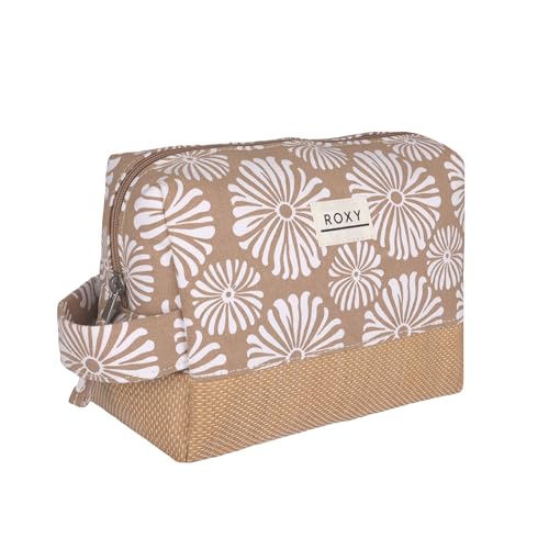 Roxy Cubo da viaggio da donna, borsa per il trucco, articoli da toeletta, custodia per le vacanze, piccola, Misty Jetties - Piastrella Tropicale Portabella, Taglia unica
