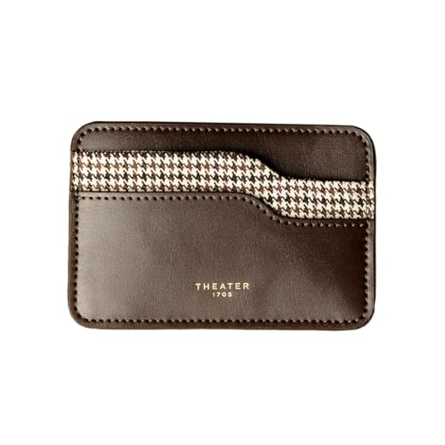 Image of Theater 1705 Men's Card Holder Wallet | Slim Faux Leather Card Case for Men | Compact RFID Style Card Organizer for Daily Use
