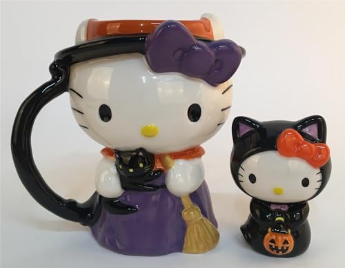 Blue Sky Clayworks Hello Kitty Halloween Figural Mug and Figurine Gift Set, 5.38-inches Height, 23721 by Blue Sky Clayworks - Used condition - US$23.54