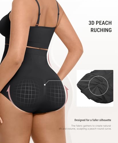Image of FeelinGirl Body Shaper Tummy Control Shapewear Underwear High Waisted Shaping Briefs Panty Girdle