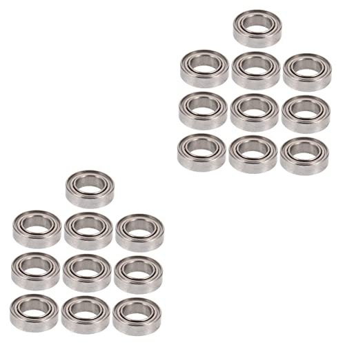 Gatuida 2sets Remote Control Car Wheel Hub Bearings 144001 Car Parts Fittings 10pcs*2