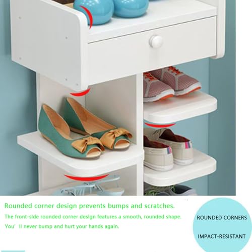 Étagère à chaussures étroite pour optimiser les petits espaces - 5
