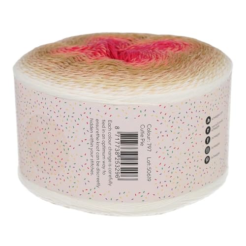 Image of Scheepjes Whirl Birthday Cake Yarn 1 x 1094 yd (1000 m) - 797 Cutie Pie Cotton /Acrylic Gradient