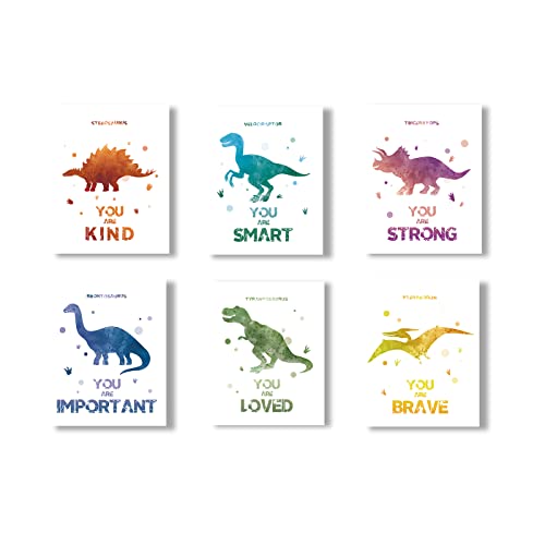 Chenjingling Inspiring Of Watercolor Dinosaur Poster cover