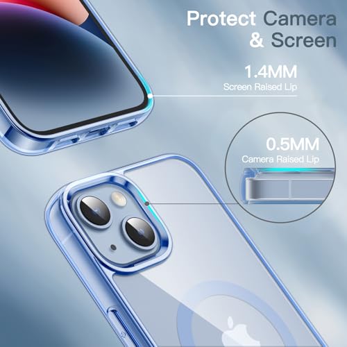 Image of JETech Magnetic Case for iPhone 14, Sierra Blue