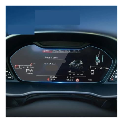 Film de protection d'écran en verre trempé anti-rayures pour tableau de bord Q3 2021