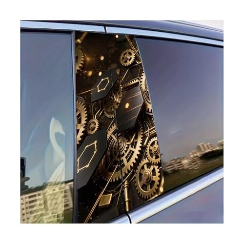 Film protection brillant pilier central de voiture en PE pour habillage d'engrenage luxe