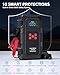 HPBS 5000A Jump Starter with Air Compressor, Portable Car Battery Jump Starter with 150 PSI Tire Inflator for Up to 10.0L Gas and 8.0L Diesel Engines, 12V Jump Box Battery Charger Booster(Red)