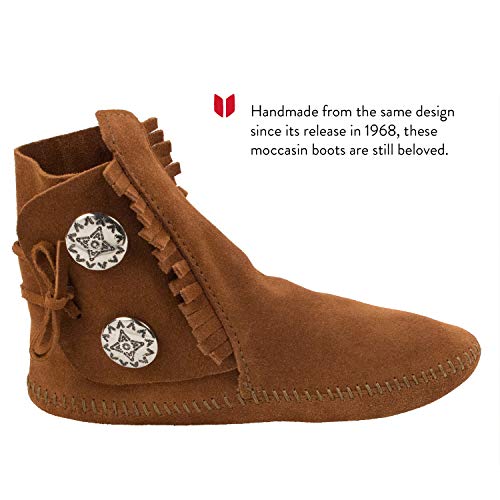 Minnetonka Women's Two Button Soft Leather Sole Ankle Boot2