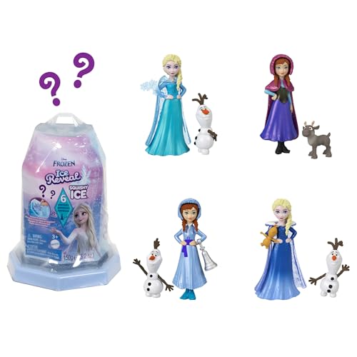 Mattel Disney Frozen Minis Ice Reveal Muñeca princesa surtida...
