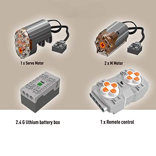 QIXIAOCYB XSuper Technische Motorrad-Bausteine, 383 + Teile, Hochgeschwindigkeits-Fernbedienung, Off-Road-Mountain… – Bild 8