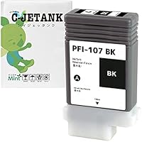 Amazon.co.jp: PFI-107(BK/ブラック)-1本セット CANON(キヤノン) 新