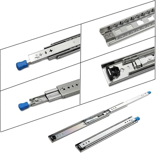 Rieles extraíbles de alta gama de 450mm para mobiliario premium y hardware profesional 7