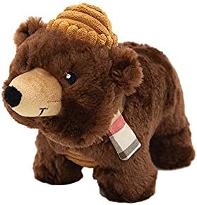 ZippyPaws Grunterz Dog Toy, Grunting Plush Toy for Dog Entertainment, Large Dog Toy, Bear image 4