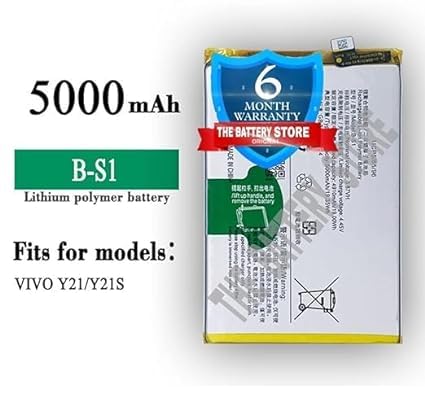 Image of THE BATTERY STORE Original B-S1 Battery for Vivo Y31s 5G Battery with 6 Month Warranty**** (PPP291)